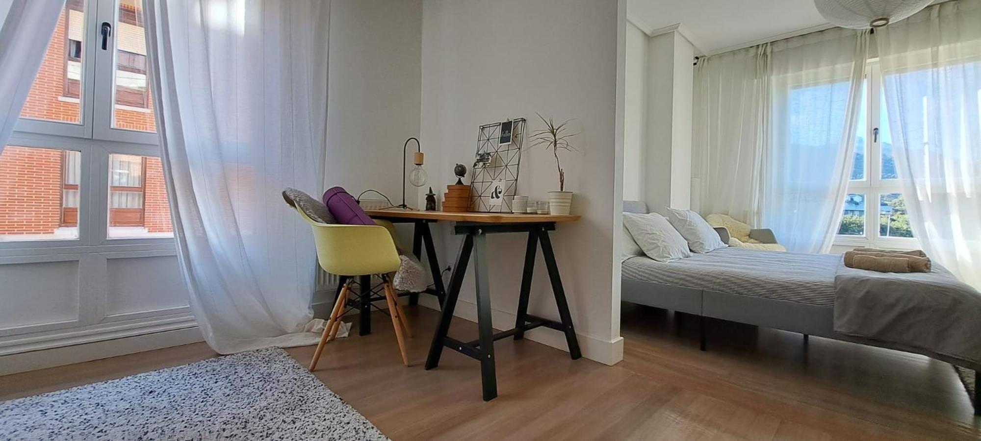Apartamento Con Suite, Zona De Trabajo Y Yoga Wifi Y Garaje Castro Urdiales Buitenkant foto