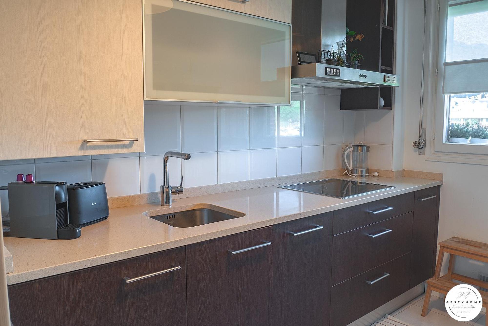 Apartamento Con Suite, Zona De Trabajo Y Yoga Wifi Y Garaje Castro Urdiales Buitenkant foto